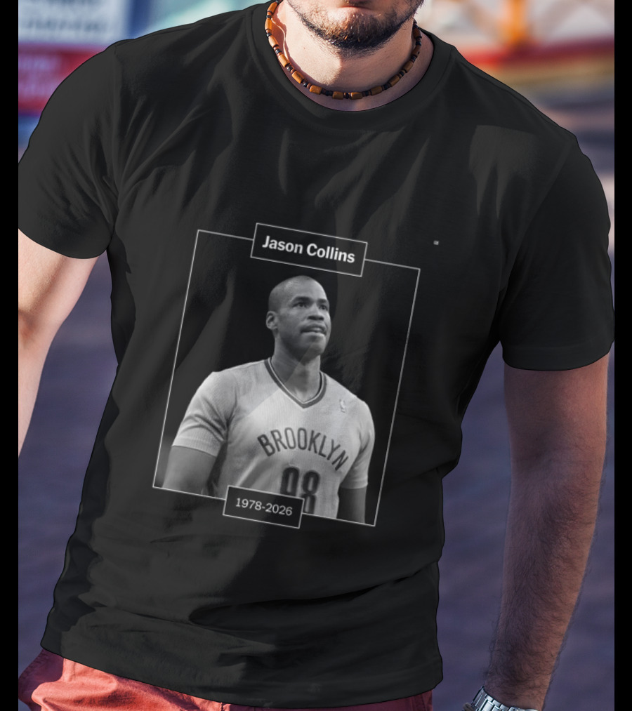 Jason Collins 1978 2026 Brooklyn Basketball T-Shirt