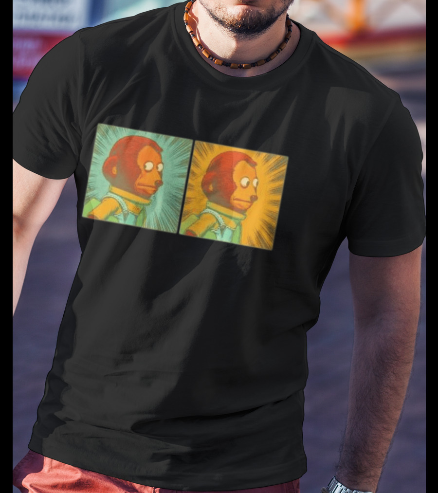 Awkward Look Monkey Puppet Meme Garment Dyed T-Shirt