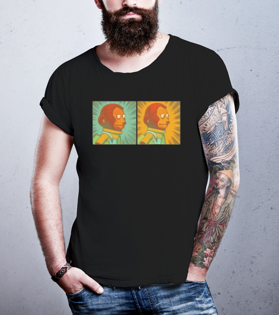 Awkward Look Monkey Puppet Meme Garment Dyed T-Shirt
