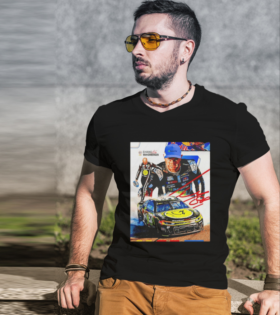 Shane Van Gisbergen NASCAR Red Bull New Zealander Racing Driver #97 T-Shirt