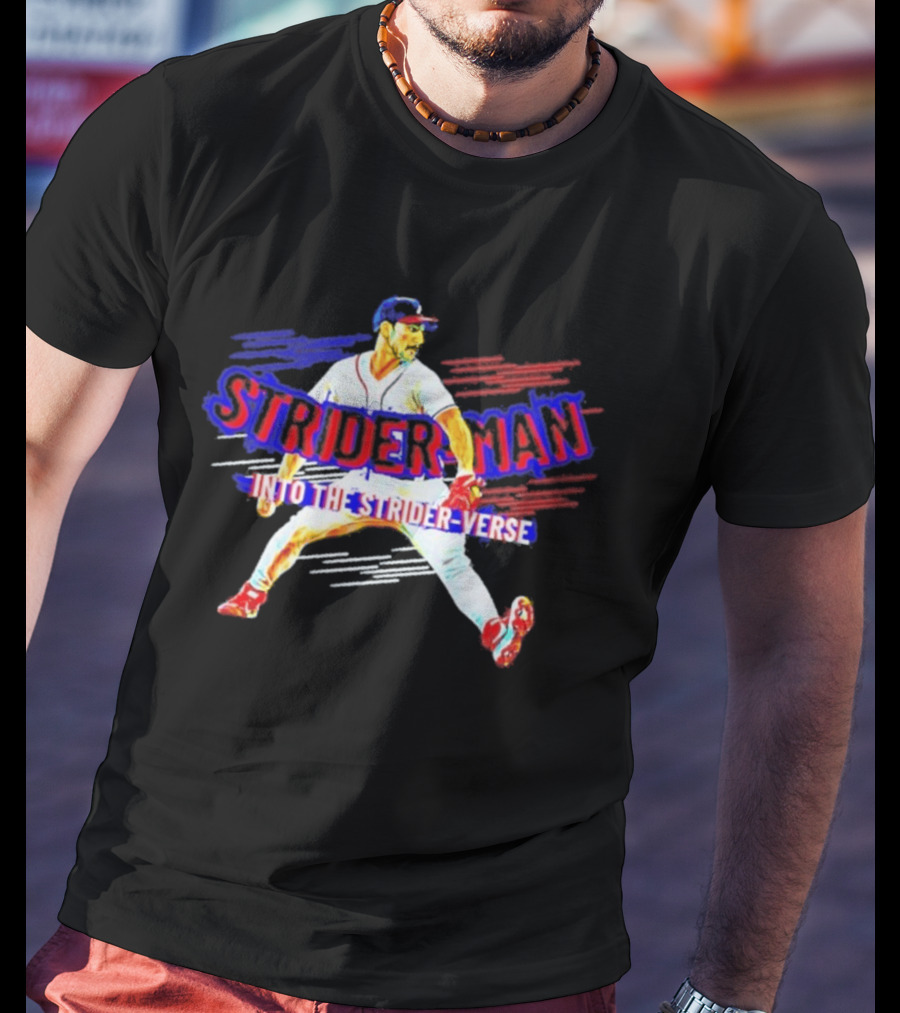Atlanta Braves Strider Man Into The Strider Verse T-Shirt