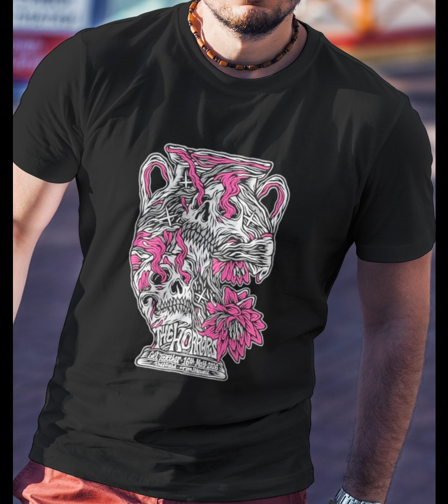 The Horrors Get Together Festival May 16 2026 Sheffield UK Skull Vase T-Shirt