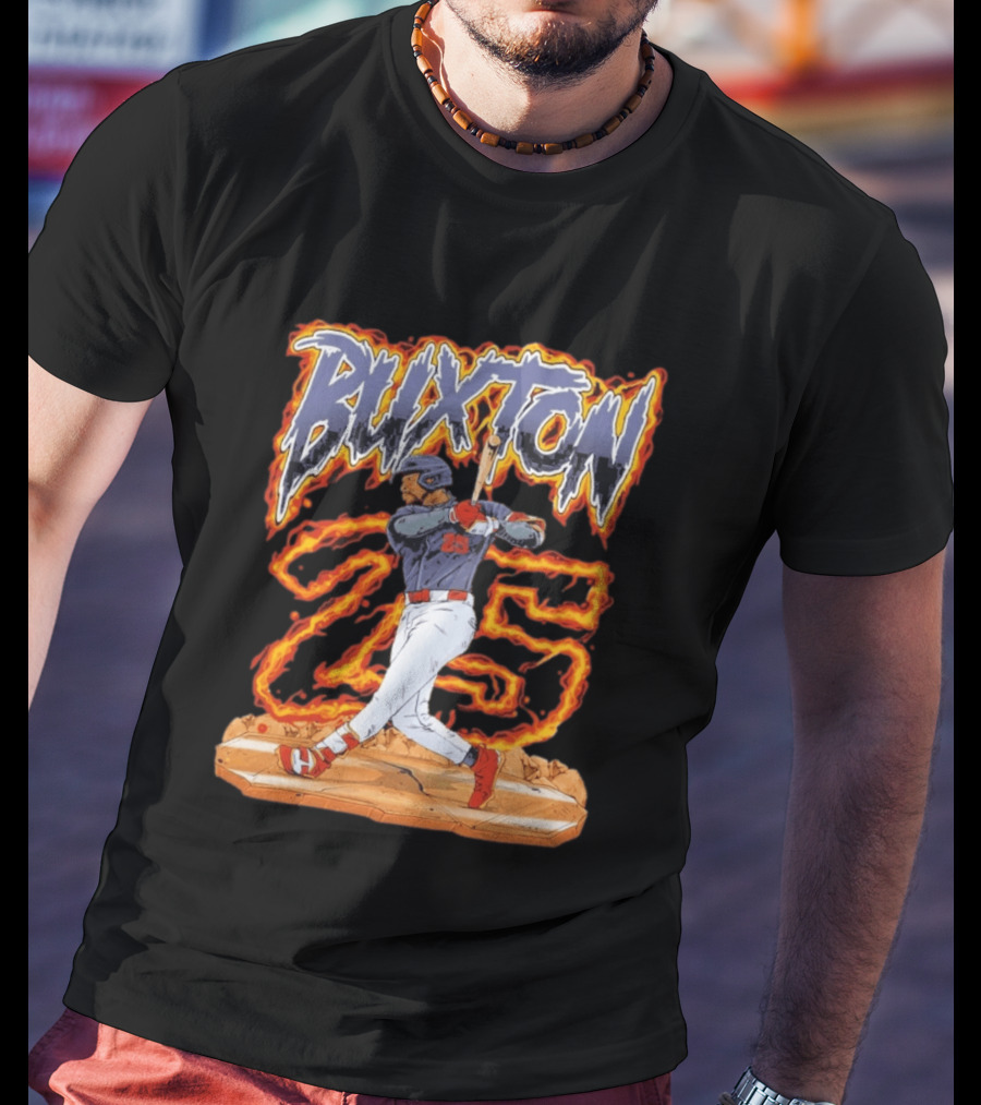 Buxton 25 Blazing Baseball Slugger T-Shirt