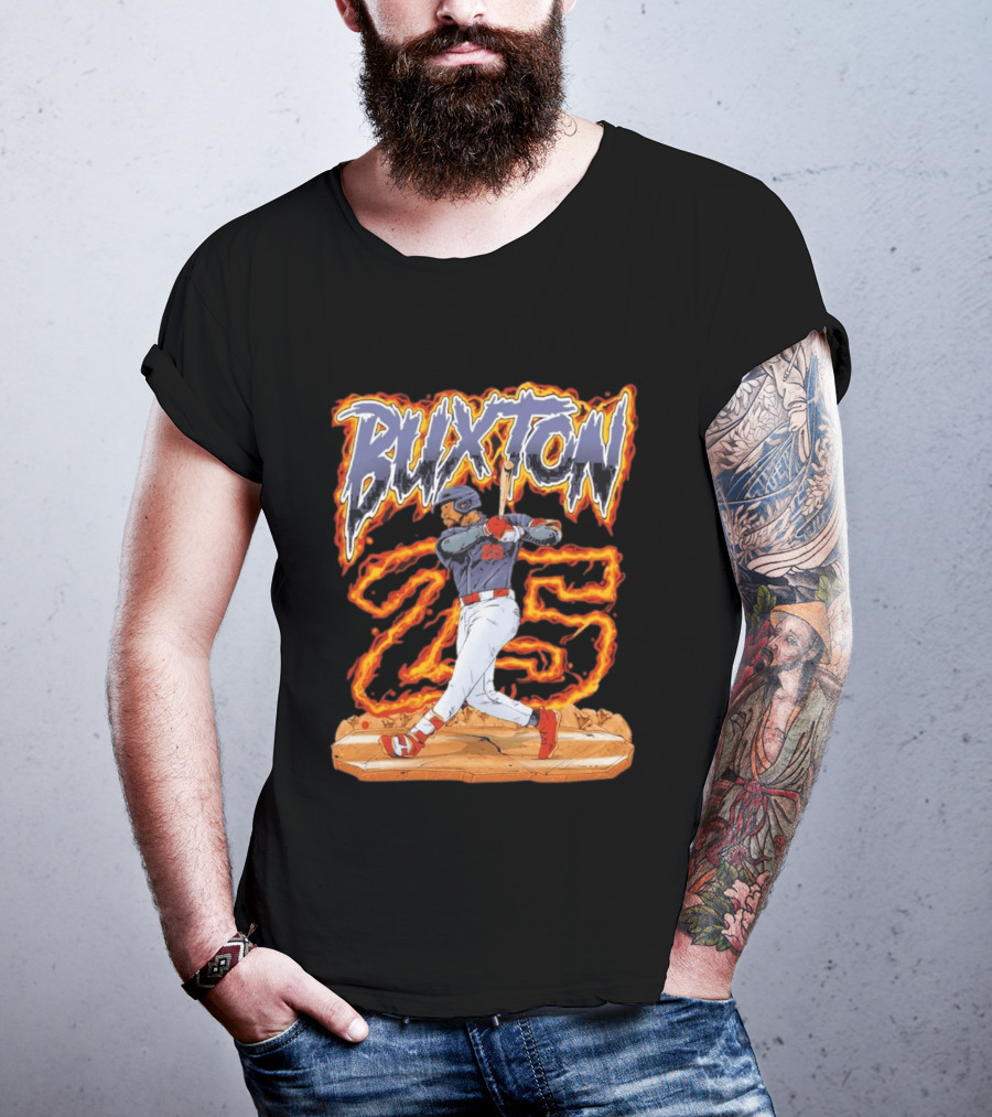 Buxton 25 Blazing Baseball Slugger T-Shirt