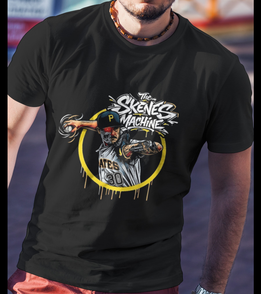 The Skenes Machine Paul Skenes Pittsburgh Pirates Pitcher 30 Aces T-Shirt