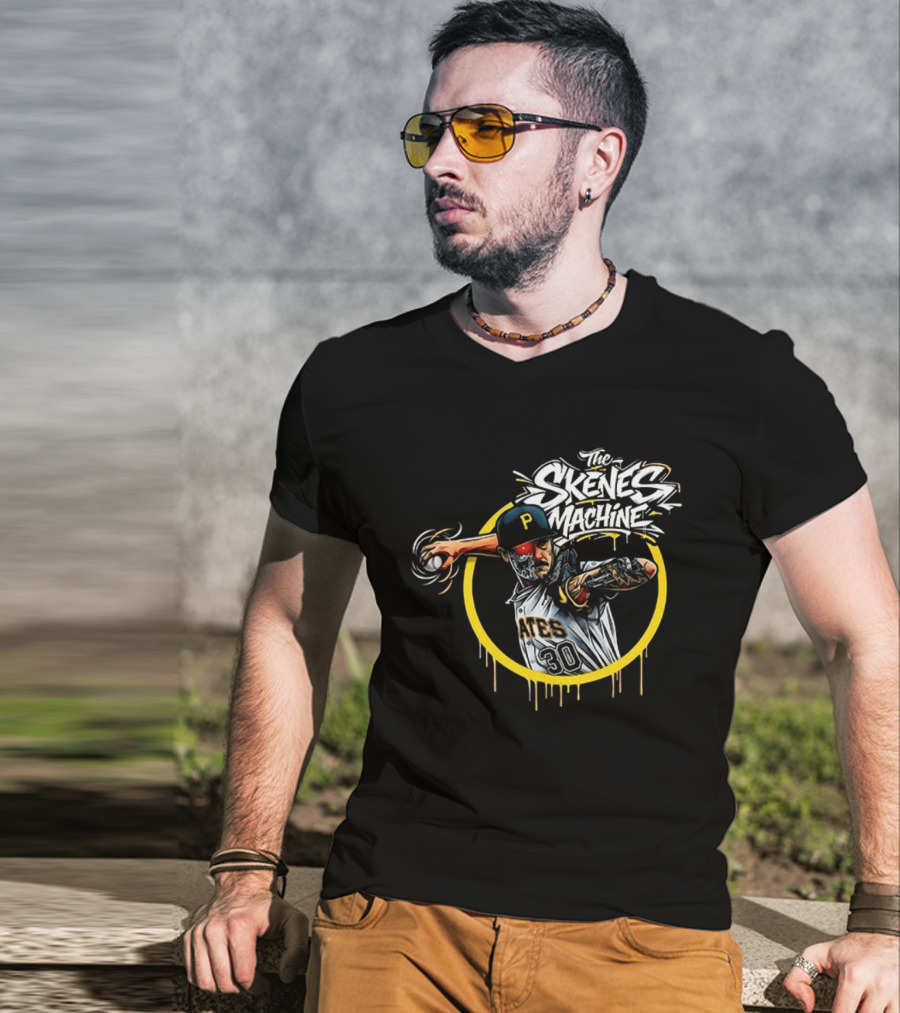 The Skenes Machine Paul Skenes Pittsburgh Pirates Pitcher 30 Aces T-Shirt