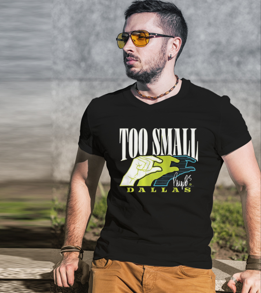 TOO SMALL Hands Paige Bueckers Dallas WNBA T-Shirt