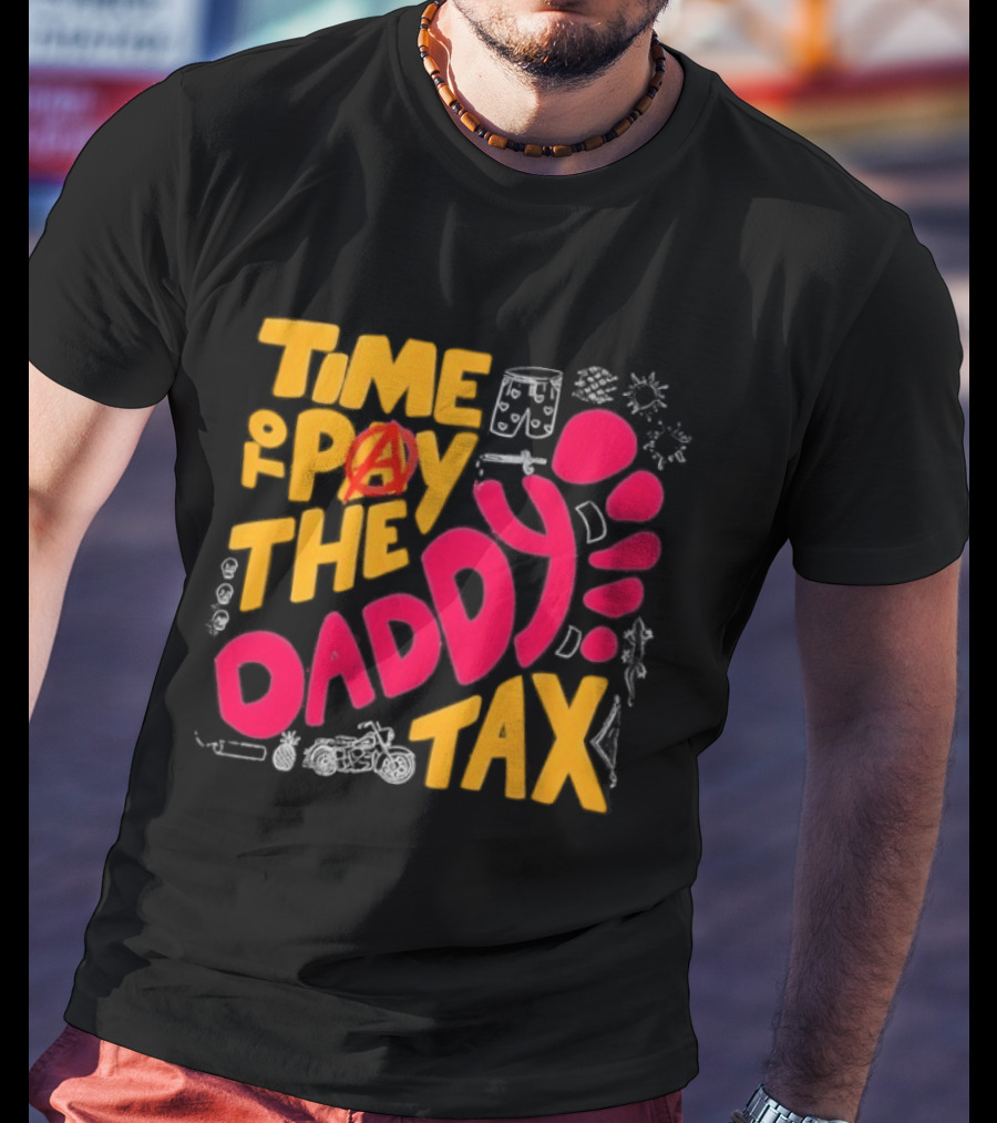 Time To Pay The Daddy Tax Dungeon Crawler Carl Footprint T-Shirt