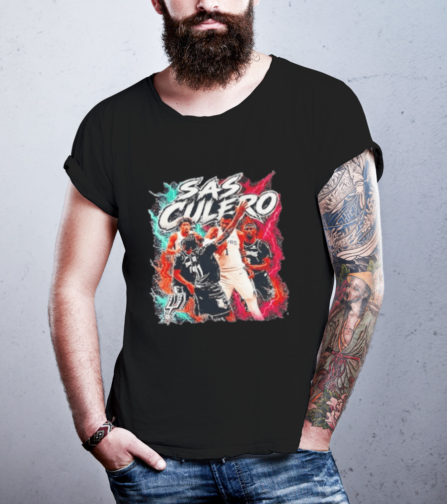 SAS Culero Spurs Flagrant Foul Elbow Action T-Shirt