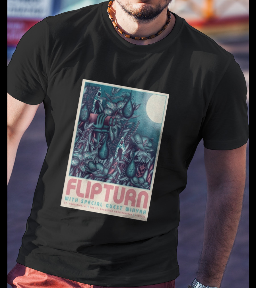 FLIPTURN With Special Guest Winyah St. Augustine Ampitheatre 9/25/26 T-Shirt