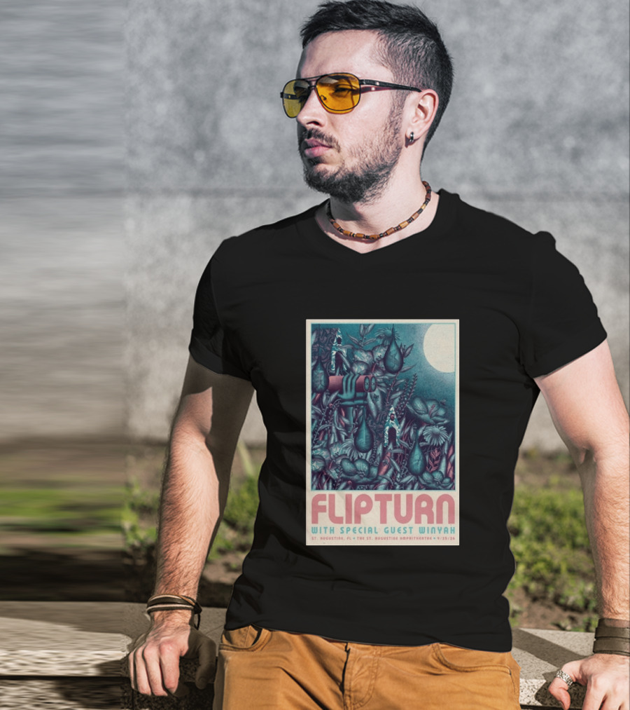 FLIPTURN With Special Guest Winyah St. Augustine Ampitheatre 9/25/26 T-Shirt