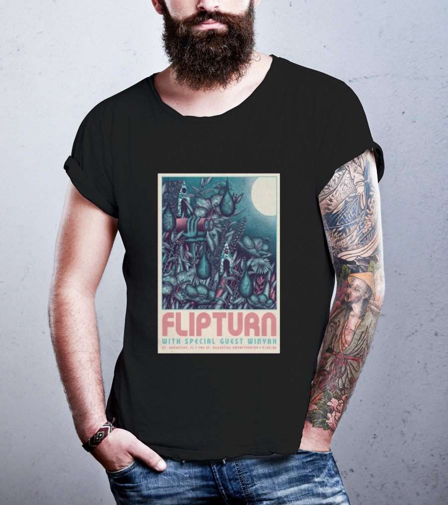 FLIPTURN With Special Guest Winyah St. Augustine Ampitheatre 9/25/26 T-Shirt