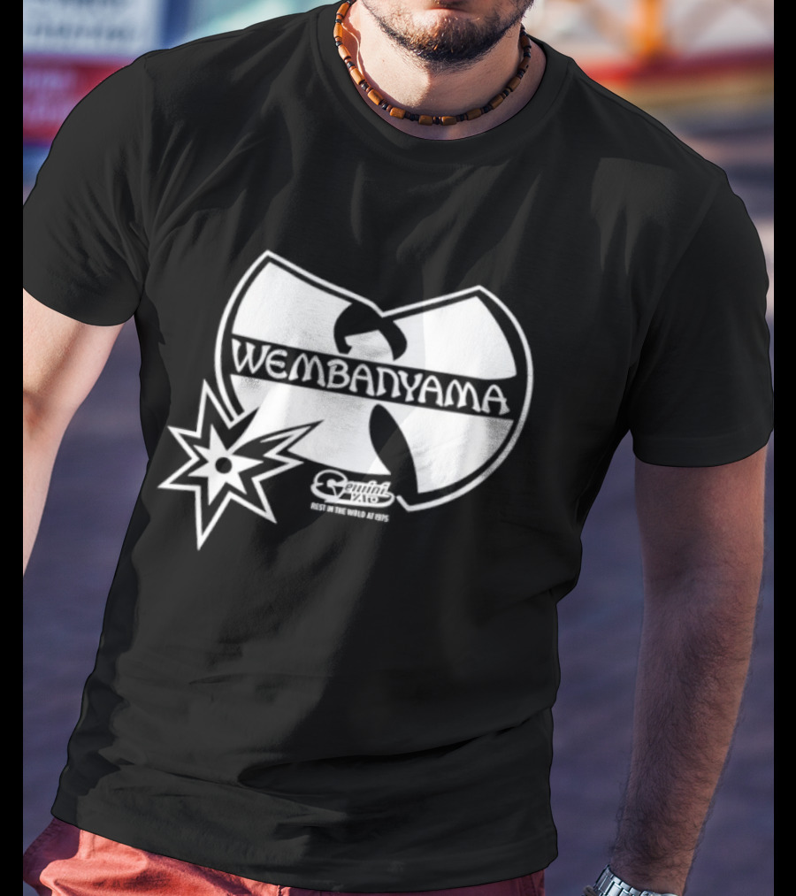 Victor Wembanyama Wu Tang San Antonio Spurs Cactus Basketball 1975 T-Shirt