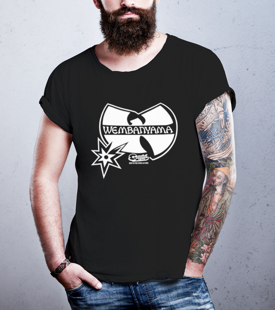 Victor Wembanyama Wu Tang San Antonio Spurs Cactus Basketball 1975 T-Shirt