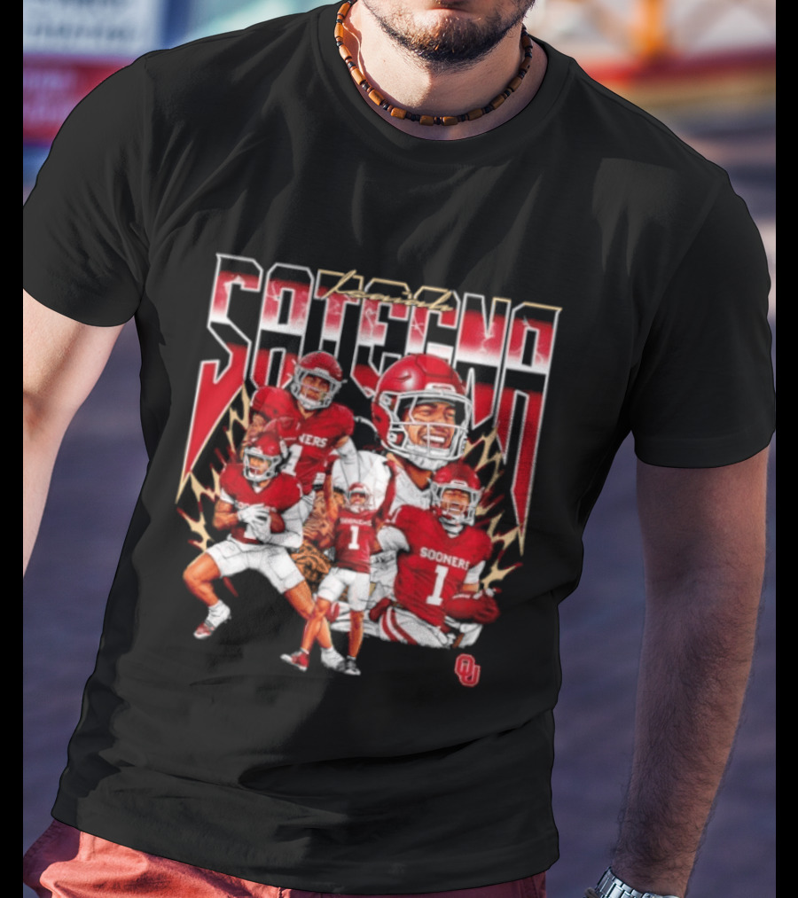Isaiah Sategna III Oklahoma Sooners Football Sooners OU T-Shirt