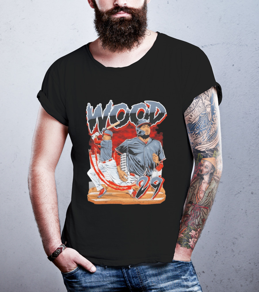 Wood 29 Baseball Euphoria Debut Action Scene T-Shirt