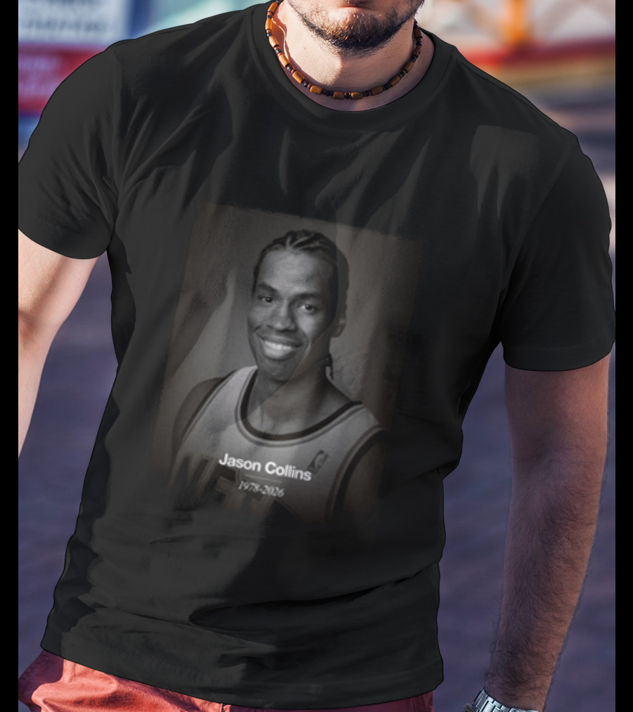 Jason Collins 1978 2026 Nets Basketball Player T-Shirt