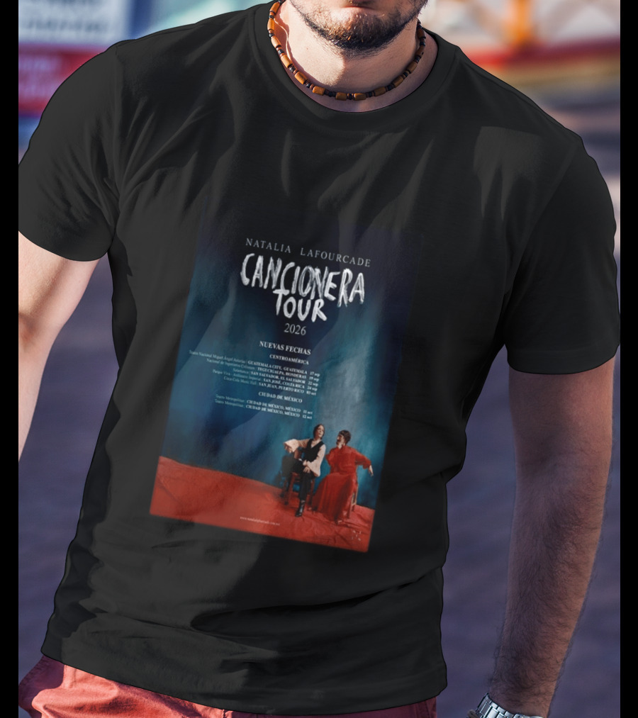 Natalia Lafourcade 2026 Cancionera Tour Nueva Fechas Centroamérica Ciudad De México T-Shirt
