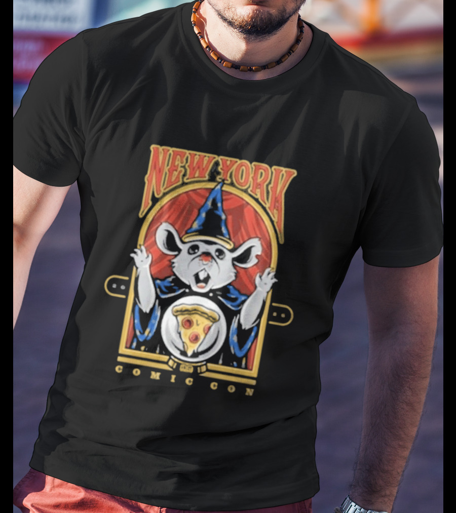 New York Comic Con 2026 Ratz Wizard Pizza Magic T-Shirt