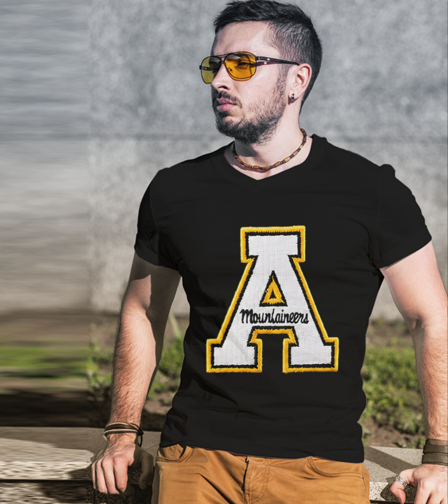 App State Mountaineers Trucker Hat Embroidered Patch 2026 Corduroy T-Shirt