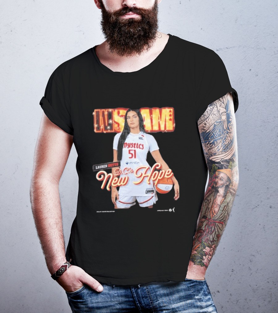 SLAM 262 Washington Mystics Lauren Betts DC's New Hope T-Shirt