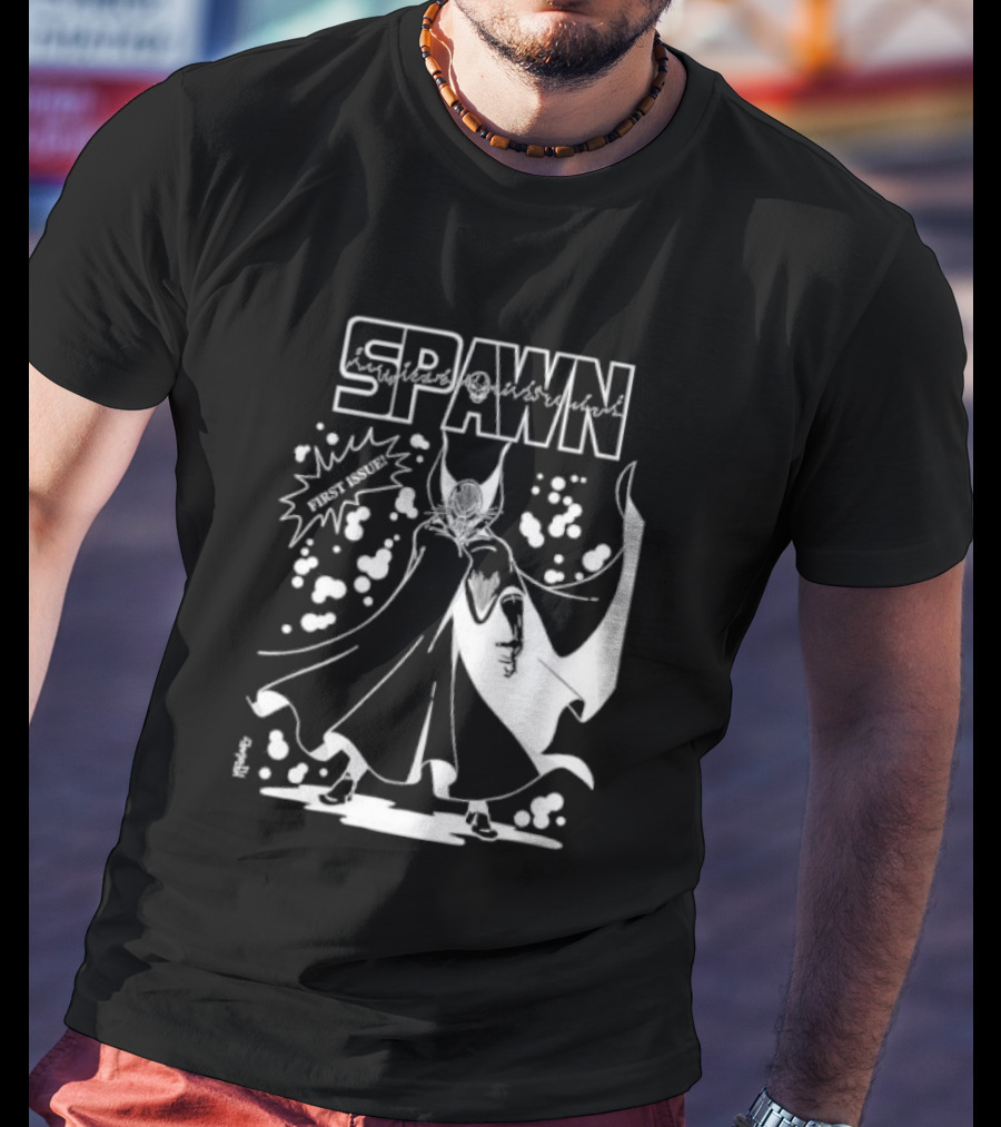 Spawn First Issue Comic Artwork Cover Retro 90s T-Shirt
