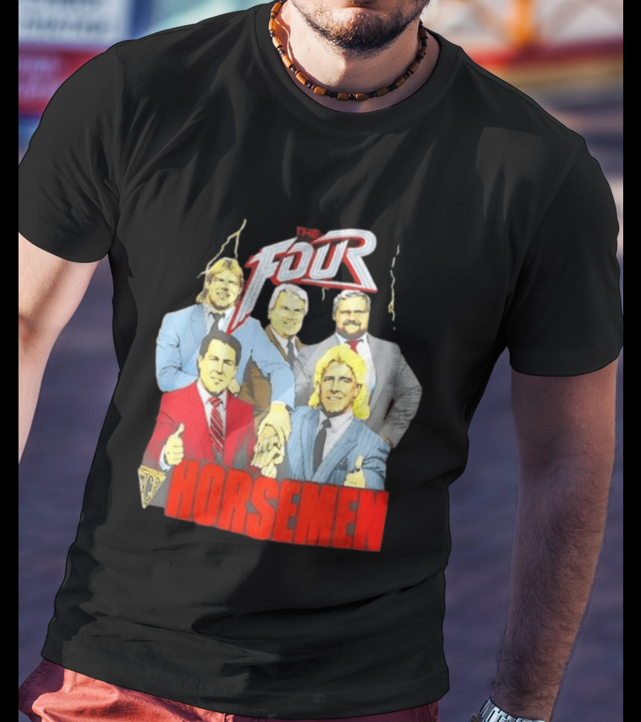 The Four Horsemen Jim Crockett Promotions Stylin Collection T-Shirt
