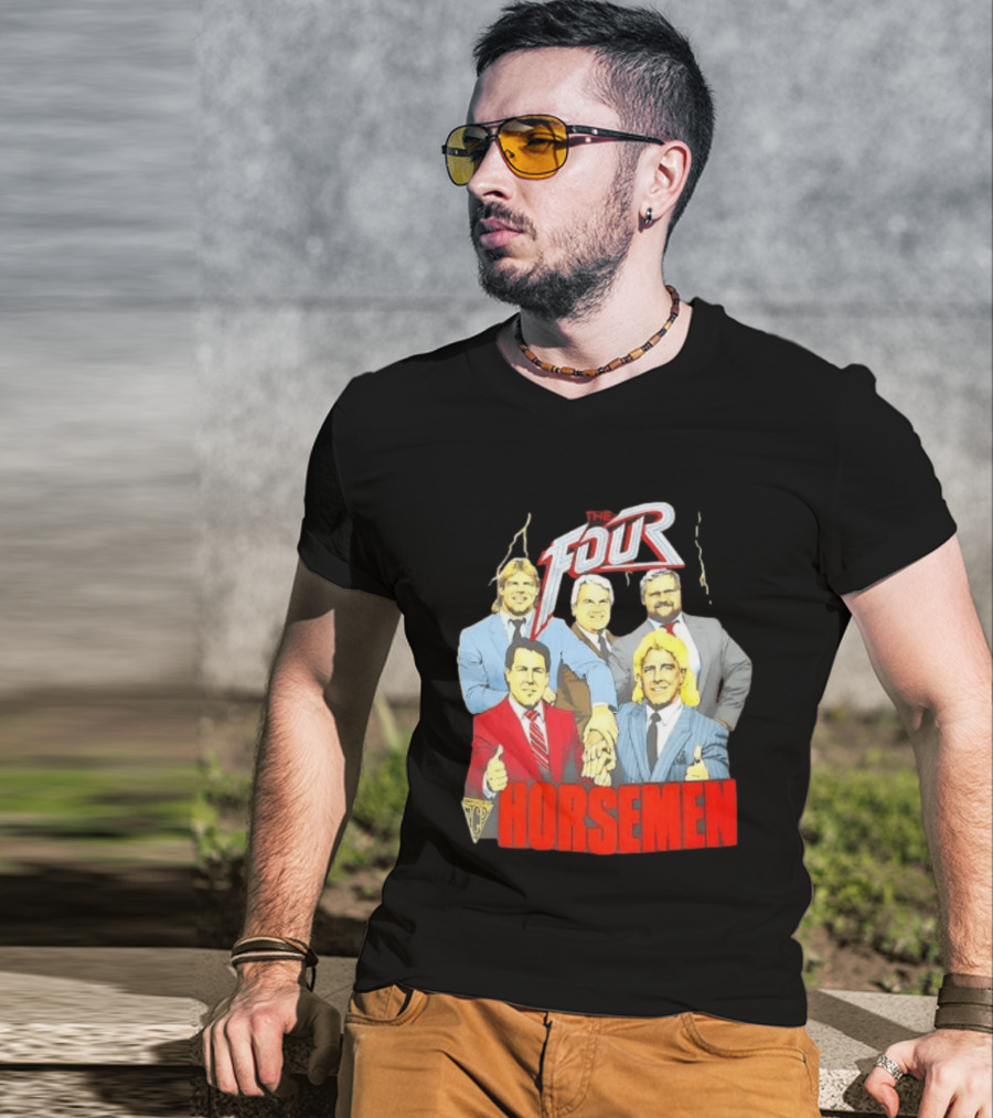 The Four Horsemen Jim Crockett Promotions Stylin Collection T-Shirt