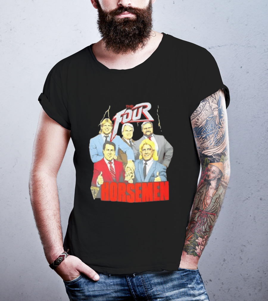 The Four Horsemen Jim Crockett Promotions Stylin Collection T-Shirt