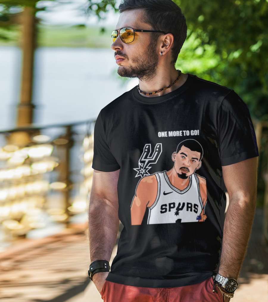 Victor Wembanyama San Antonio Spurs One More To Go T-Shirt