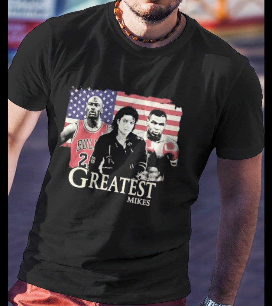 Greatest Mikes Jordan Jackson Tyson American Flag 2026 T-Shirt