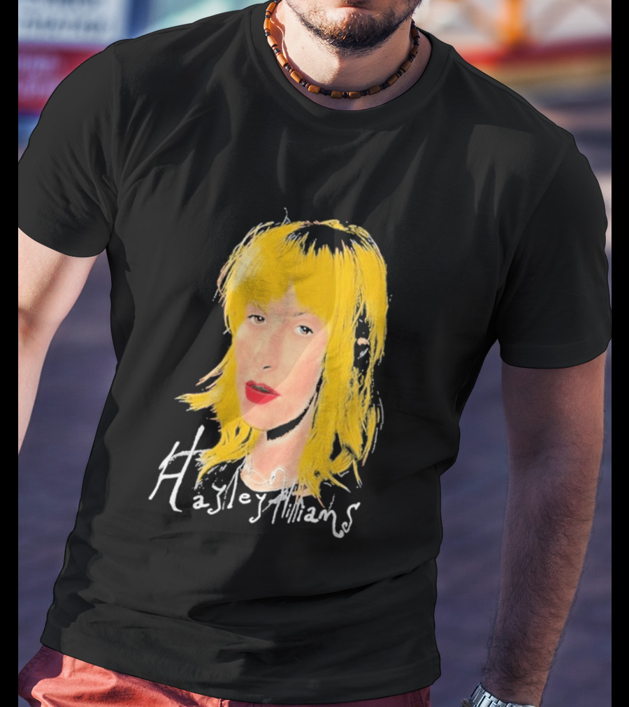 Hayley Williams 2026 Blonde Hair Red Lips T-Shirt