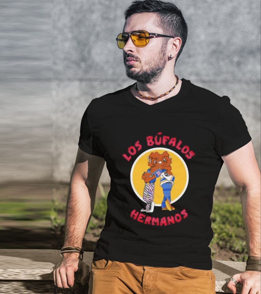 Los Búfalos Hermanos Buffalo Sports Team T-Shirt