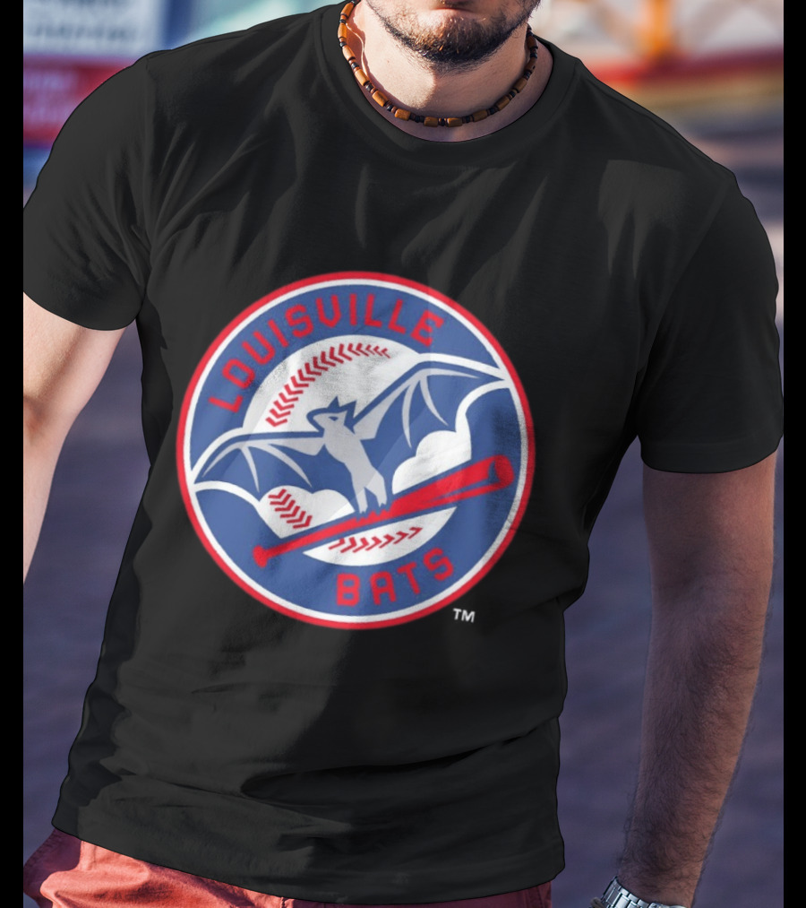 Louisville Bats MiLB Baseball Bat And Flying Bat T-Shirt