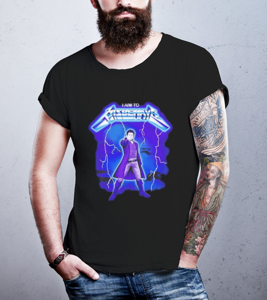 Firefly Malcolm Reynolds I Aim To Misbehave Electric T-Shirt