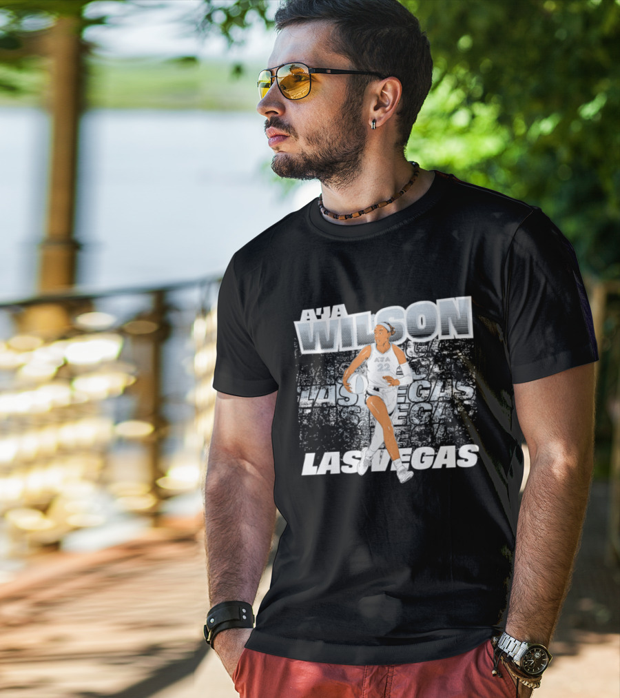 A'ja Wilson 22 Las Vegas Basketball Star T-Shirt