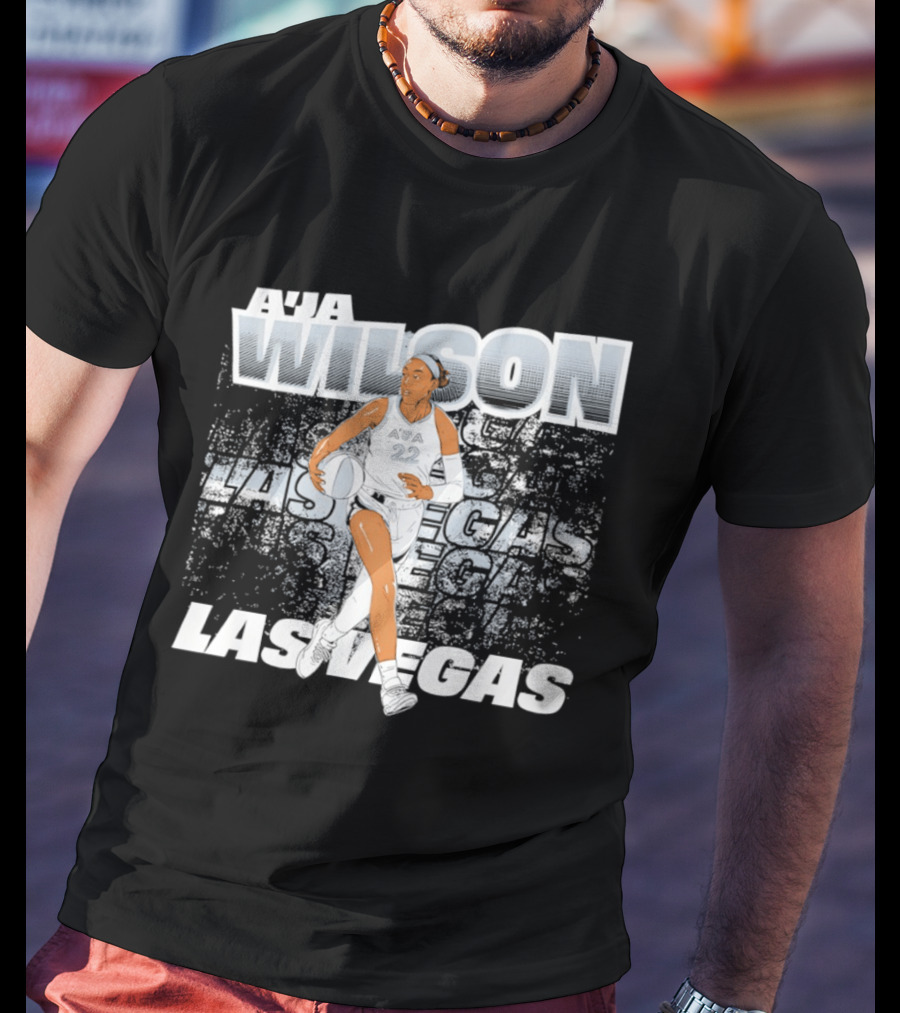 A'ja Wilson 22 Las Vegas Basketball Star T-Shirt