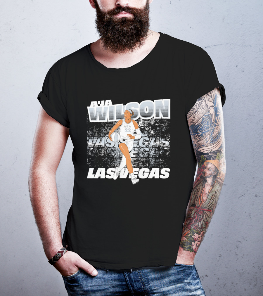 A'ja Wilson 22 Las Vegas Basketball Star T-Shirt