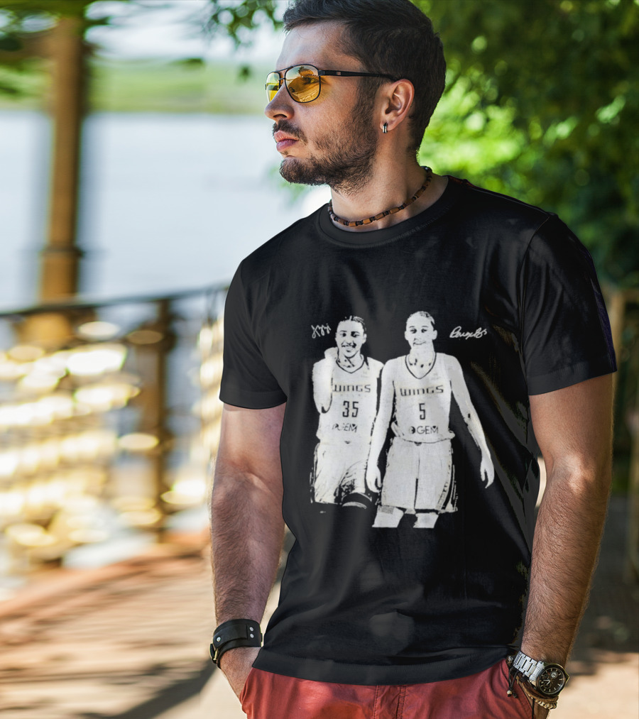 Azzi Fudd Paige Bueckers Basketball Number 35 5 WNBA T-Shirt