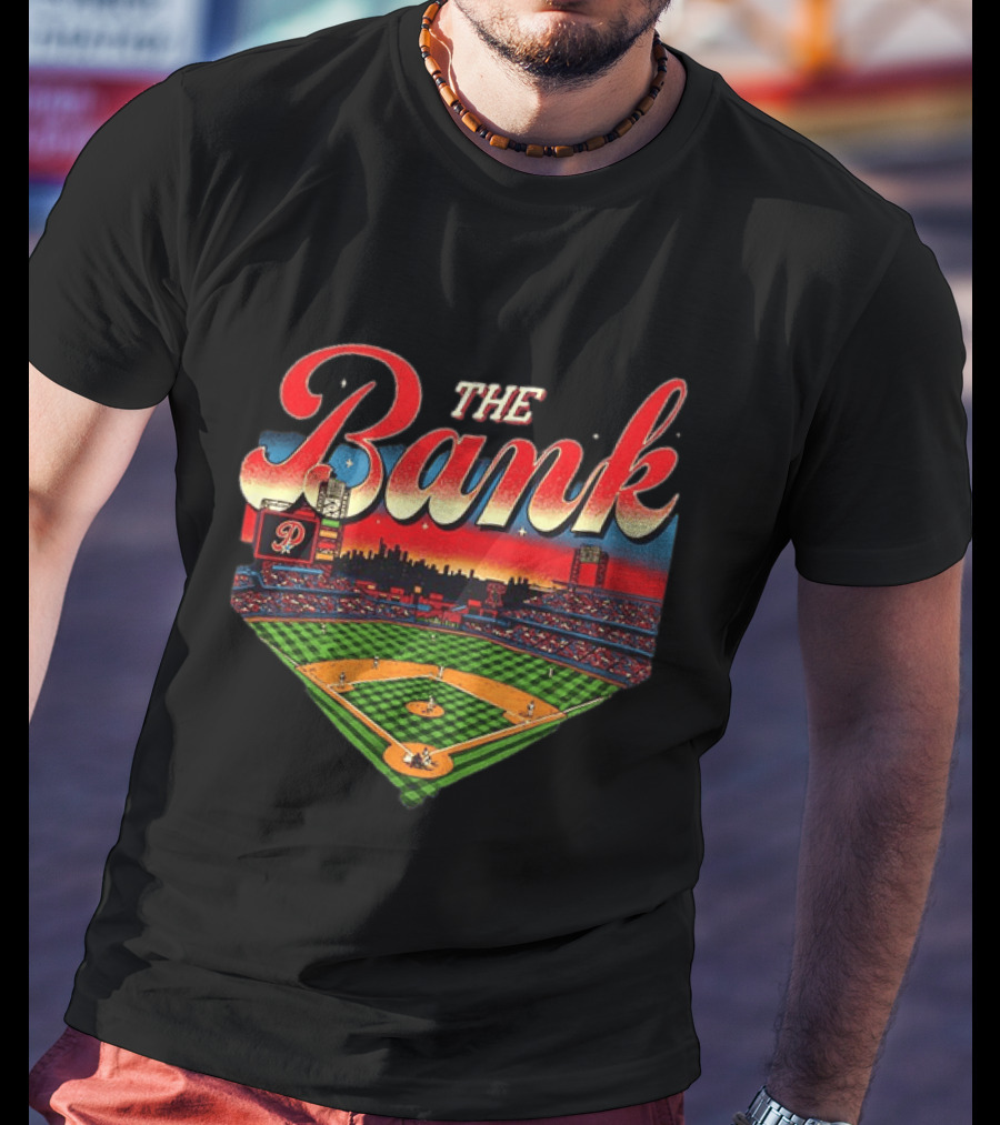 Philadelphia Phillies The Bank Stadium Vintage Baseball T-Shirt