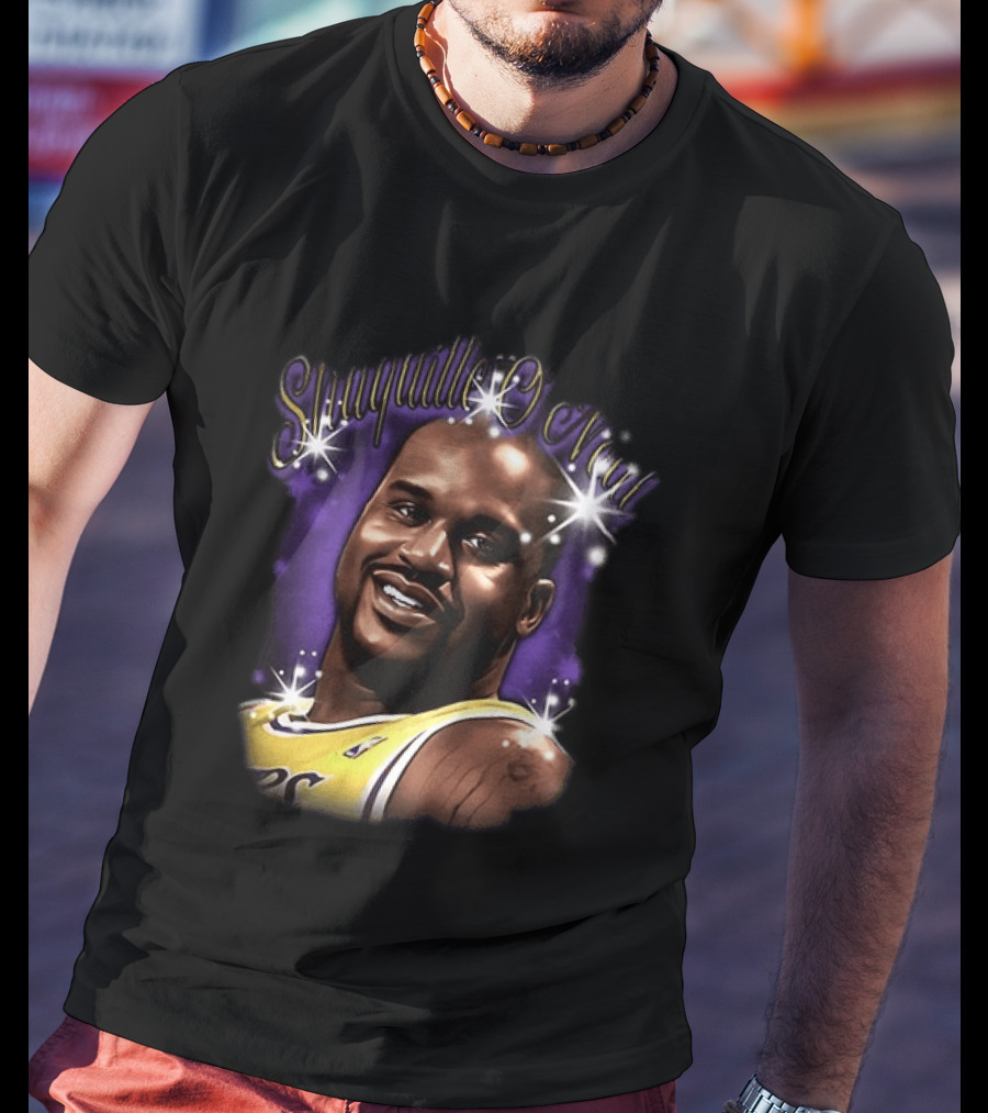 Shaquille O'Neal Los Angeles Lakers Number 34 Twinkle T-Shirt