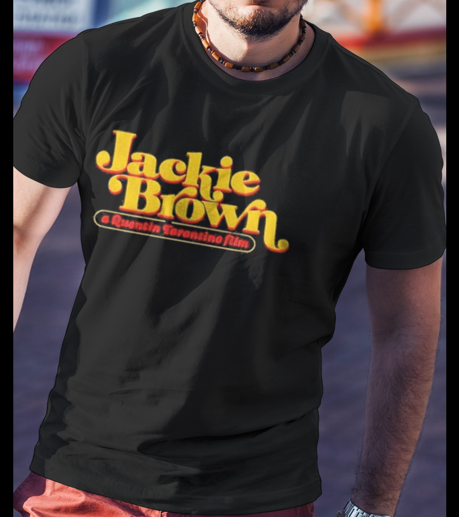 Jackie Brown Quentin Tarantino Film Title T-Shirt