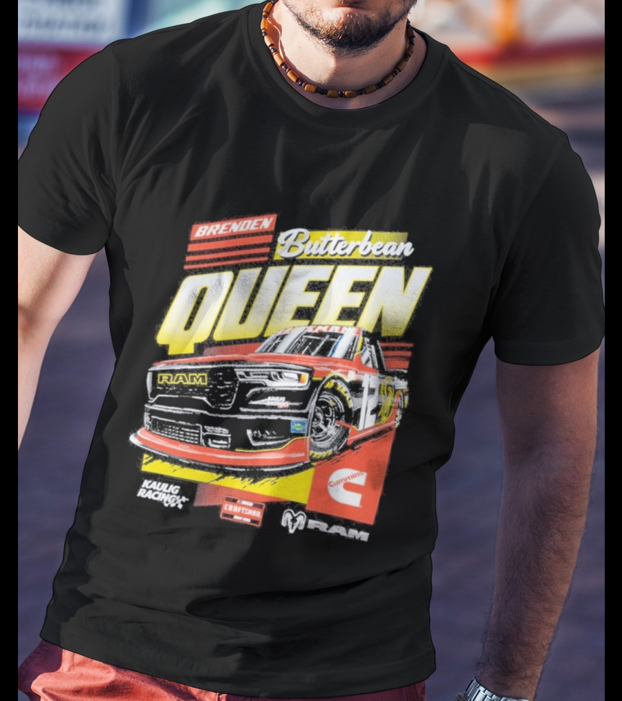Brenden Butterbean Queen Kaulig Racing Cummins Cottonelle NASCAR Car T-Shirt