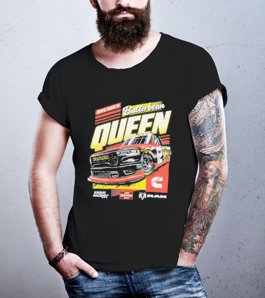Brenden Butterbean Queen Kaulig Racing Cummins Cottonelle NASCAR Car T-Shirt