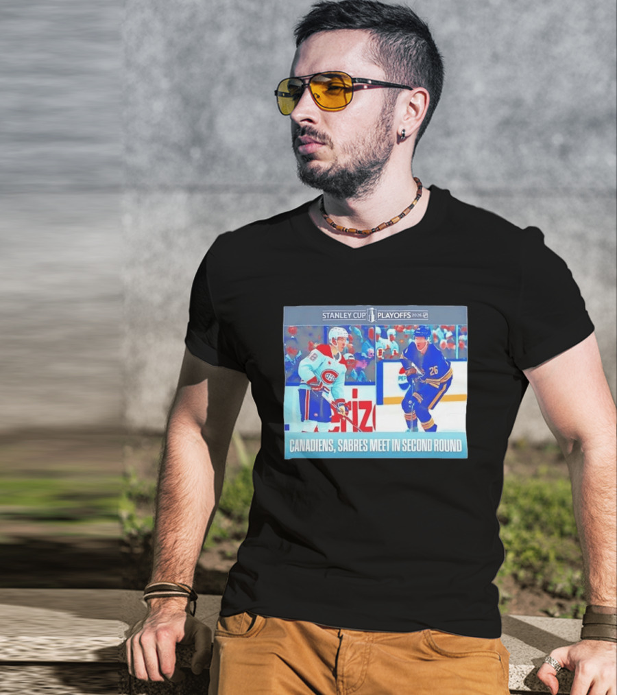 Stanley Cup Playoffs 2026 Canadiens Sabres Meet In Second Round T-Shirt