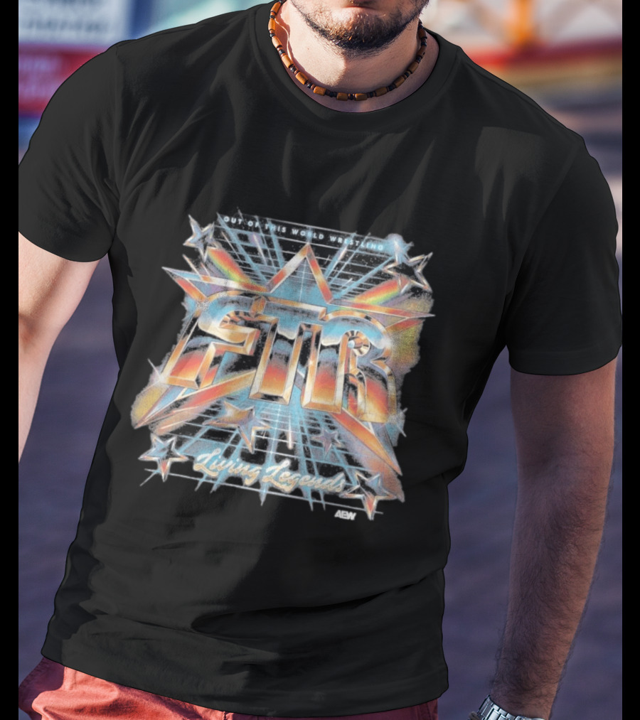 AEW FTR Living Legends Out Of This World Wrestling T-Shirt