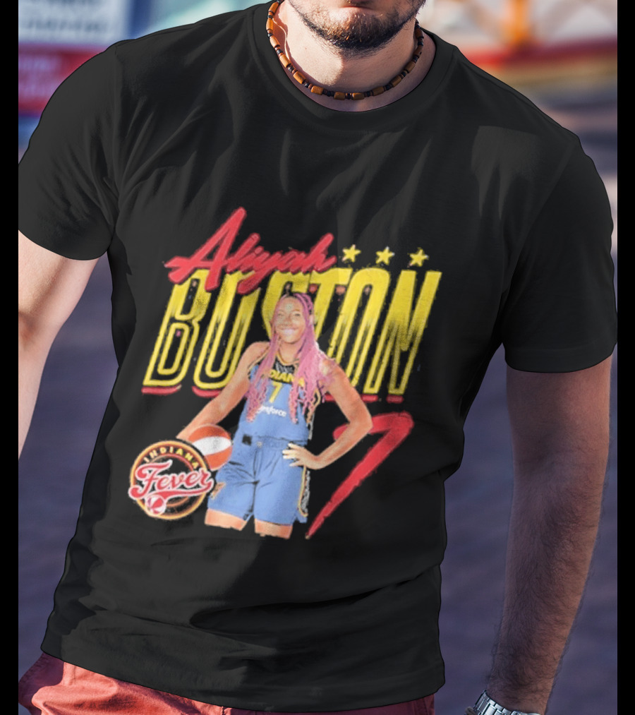 Aliyah Boston 7 Fever WNBA Basketball Star T-Shirt