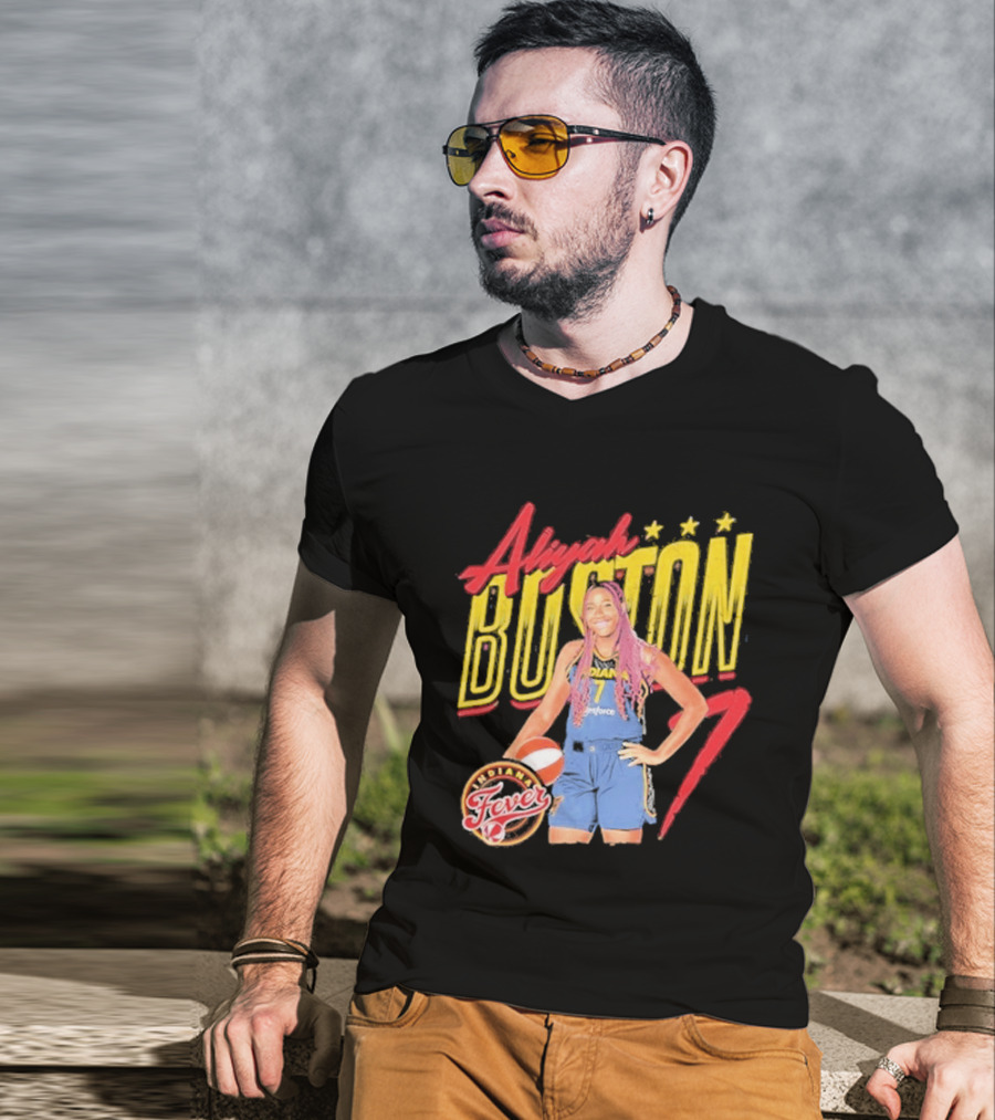 Aliyah Boston 7 Fever WNBA Basketball Star T-Shirt