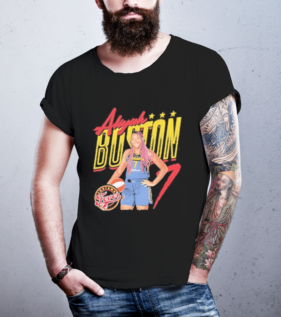 Aliyah Boston 7 Fever WNBA Basketball Star T-Shirt