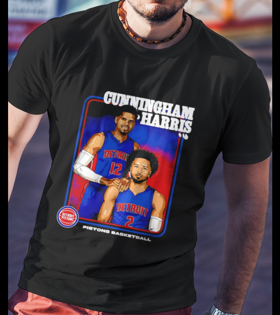 Cunningham Harris Detroit Pistons Basketball 2026 T-Shirt